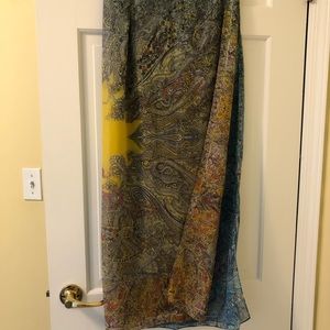 Large paisley scarf